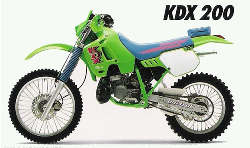 Product picture KAWASAKI KDX200 KDX-200 BIKE 1989-1994 WORKSHOP MANUAL